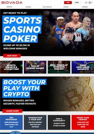 Bovada screenshot